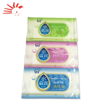 High quality custom print single wet wipes