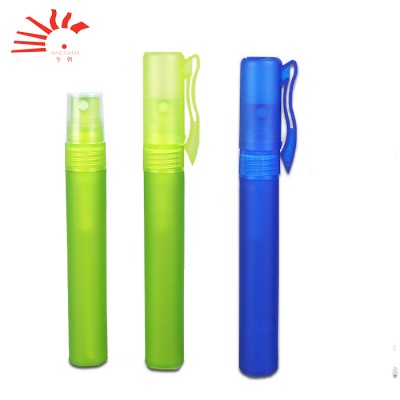 Hot sale 5ml 8ml 10ml perfume empty hand sanitizer plastic pen spray bottle